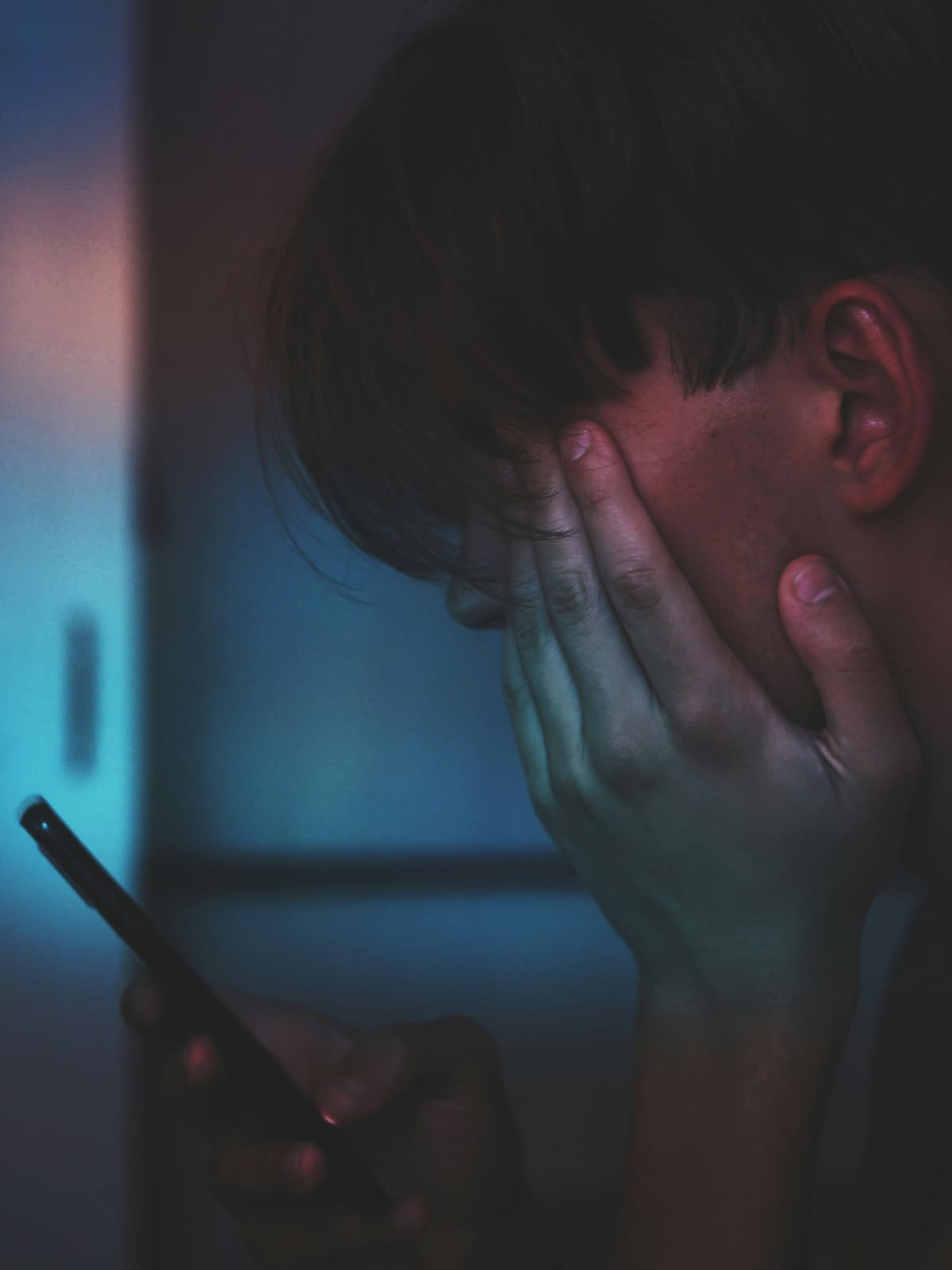 Illustration of a confused person looking at their phone